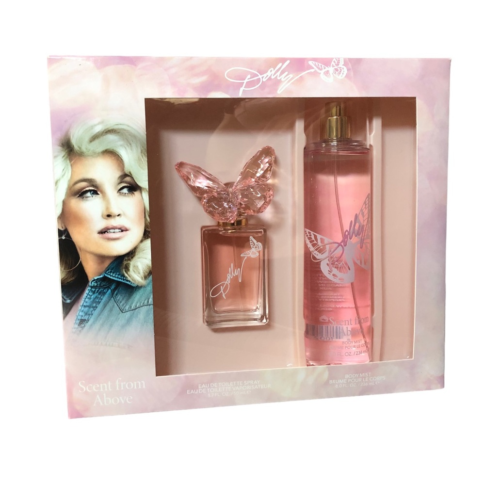 Dolly Parton Scent From Above Gift Set EDT Spray and Body Mist Limited Edition